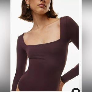 Sz small NWT Deep Current Red Bodysuit